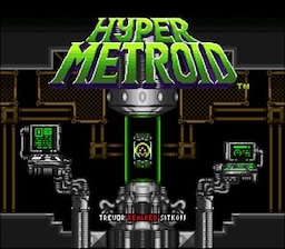 Hyper Metroid (Hack) — Title screen